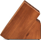 Cook N Home 20-Slot Acacia Wood Knife Storage Block