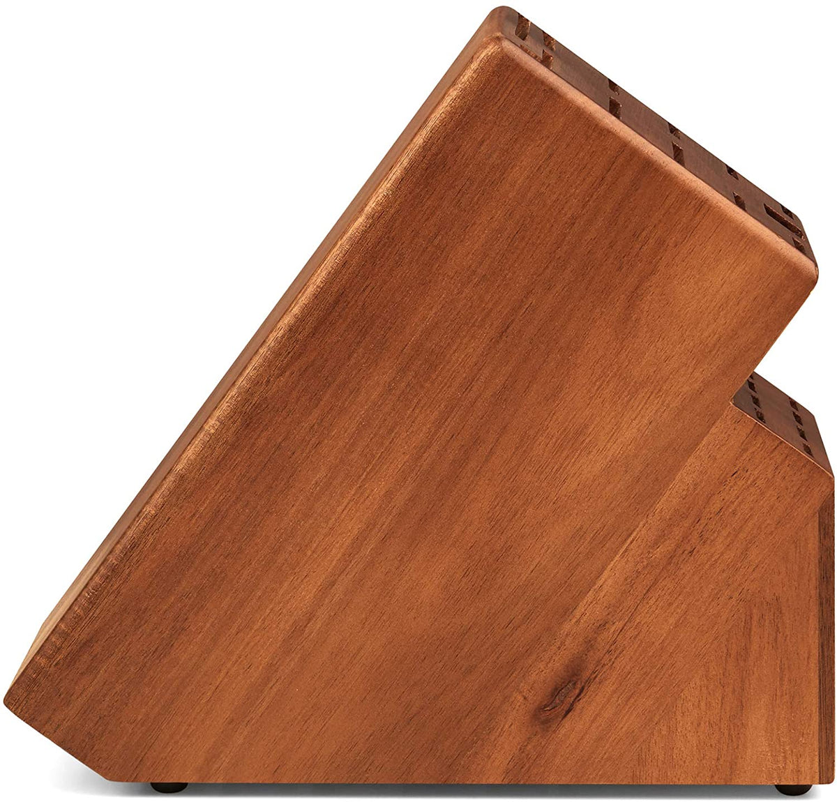 Cook N Home 20-Slot Acacia Wood Knife Storage Block